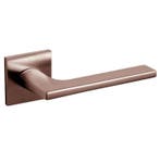 Olivari deurklink Lotus Q op rozet brons mat titaan PVD, Verzenden, Nieuw