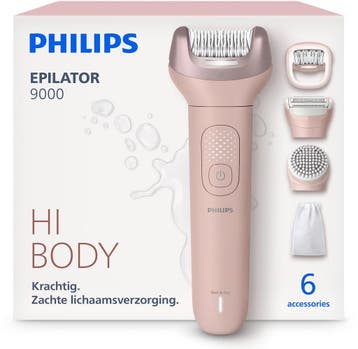 Philips Epilator Series 9000 – Draadloze Nat & Droog, Verzenden, Nieuw