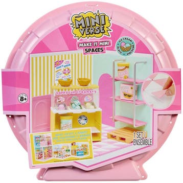Miniverse™ Make It Mini Spaces™ IJssalon - Knutselset -, Ophalen of Verzenden, Zo goed als nieuw