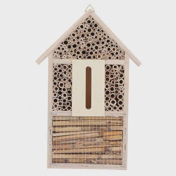 Houten Insectenhotel en Bijenhotel voor Tuin - Decoratief Bu