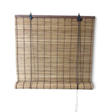 Bamboe rolgordijn Freddy - Bruin - 80 x 160 cm - Bamelle, Verzenden, Nieuw, Bruin