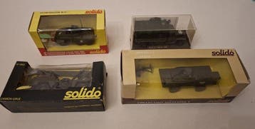 Solido - Model militair voertuig (4) - Grue + GMC + Commando, Nieuw