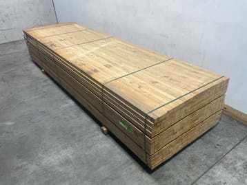 Veiling - 100x Grenen balk geschaafd 360x4,5x4,5cm, Doe-het-zelf en Verbouw, Nieuw