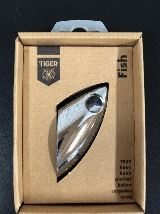 Tiger - Tiger - Kledinghangerhaak Fish 1034, Huis en Inrichting, Badkamer | Badtextiel en Accessoires, Nieuw, Ophalen of Verzenden