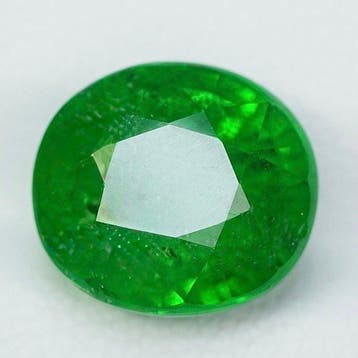 Zonder minimumprijs Groen Tsavoriet - 6.91 ct - nternational, Nieuw