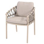 Piacenza dining tuinstoel latte Taste 4SO, Tuin en Terras, Tuinstoelen, Ophalen of Verzenden, Nieuw