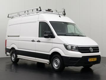 Volkswagen Crafter 2.0TDI 140PK L3H3 Van den Born Glasrest, Stof, Gebruikt, Euro 6, Volkswagen