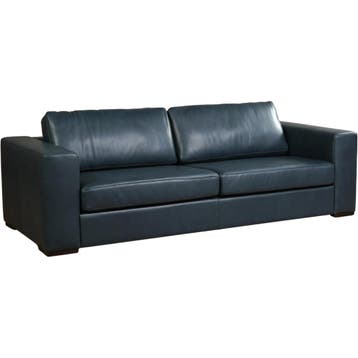 Leren bank Flow - 3,5 zits, Nieuw, Ophalen of Verzenden, Modern, 200 tot 250 cm