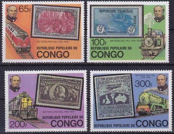 Congo - 1979 - Sir Rowland Hill - Postfris, Postzegels en Munten, Verzenden, Overige landen, Postfris