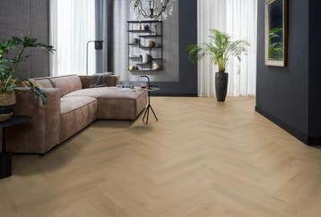 YUP Merton herringbone dryback light oak, Verzenden, Nieuw