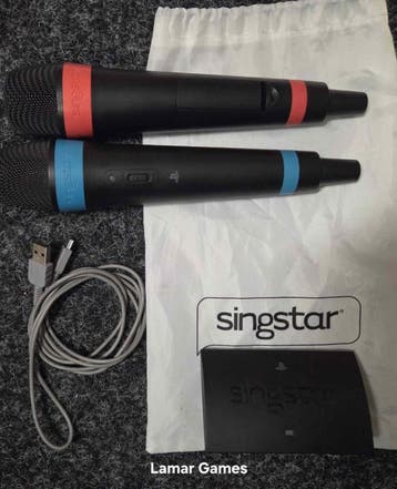 Singstar Starterpack met 2 draalose microfoons (ps3, Ophalen of Verzenden, Zo goed als nieuw