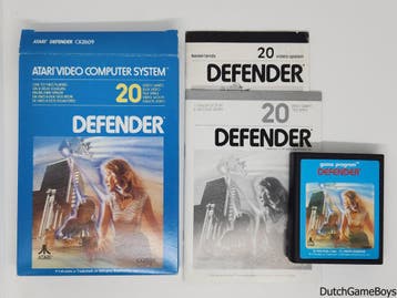Atari 2600 - Game Program - 20 Defender - Blue, Verzenden, Gebruikt