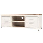 vidaXL Tv-meubel 120x30x40 cm wit, 100 tot 150 cm, Verzenden, Nieuw, Minder dan 100 cm