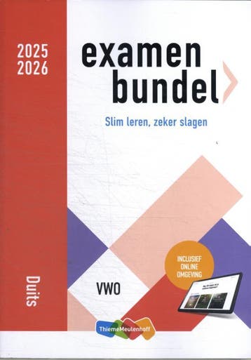 Examenbundel Duits vwo 20252026 9789006994568, Zo goed als nieuw