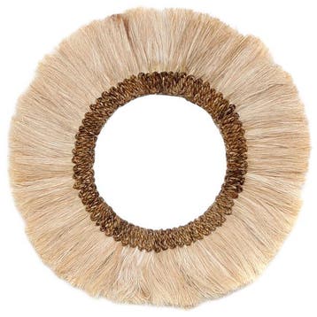 Bazar Bizar Spiegel Mowgli - Naturel - M - Nieuw in, Nieuw, Ophalen of Verzenden, Minder dan 100 cm, Overige vormen