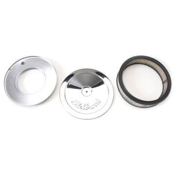 Edelbrock Air Cleaner Pro-Flo Series Round Steel Top Paper, Ophalen of Verzenden, Nieuw