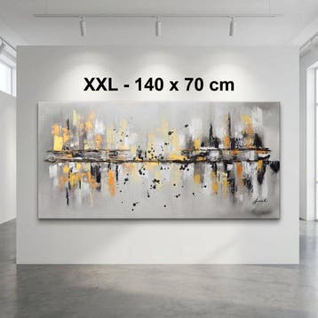 Monika Spiewak - Abstract - Oil Painting Stretched On The