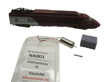 micromotor NA001 motor ombouwset voor Arnold 4321 Lima, Overige merken, Gelijkstroom, Verzenden, Overige typen