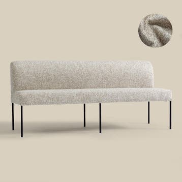 *WOONWINKEL* Bankje Eetkamer Beige 140cm, Verzenden, Nieuw, Stof