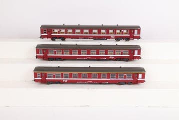L.S. Models H0 - 12004 - Modeltrein personenwagonset (1) -, Nieuw