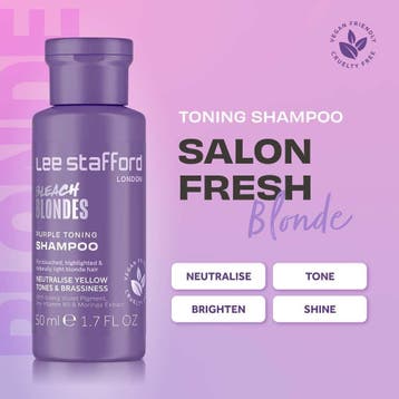 Lee Stafford Bleach Blondes Purple Toning Shampoo - 250ml, Ophalen of Verzenden, Nieuw, Shampoo of Conditioner