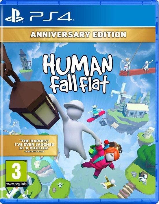Human Fall Flat Anniversary Edition (PS4 Games), Spelcomputers en Games, Games | Sony PlayStation 4, Zo goed als nieuw, Ophalen of Verzenden