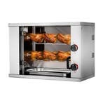 GGM Gastro | Elektrische kippengrill roterend - 4,4kW - 2 |, Verzenden, Nieuw in verpakking, Fornuis, Frituur en Grillen