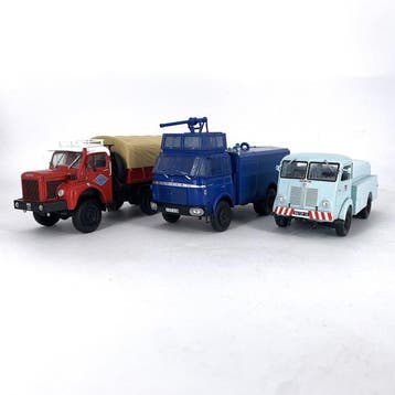 IXO, Hachette 1:43 - Model vrachtwagen (3) - Berliet Truck, Nieuw