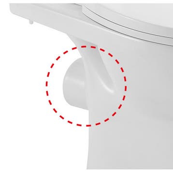 Xellanz Duoblok Toilet - Staand - Rimless - PK - met, Ophalen of Verzenden, Nieuw