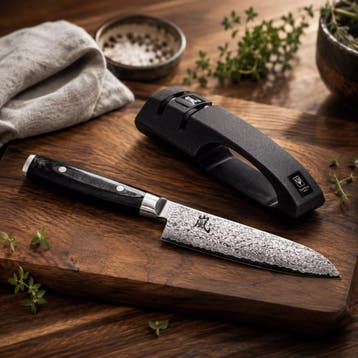 Yaxell Ran Messenset – Giftset – 2-delig – Santoku Mes, Ophalen of Verzenden, Nieuw, Overige materialen