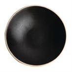 Canvas ondiepe schalen | zwart | 20cm | 6 stuks, Verzenden