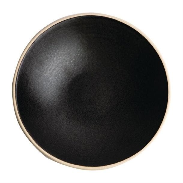 Canvas ondiepe schalen | zwart | 20cm | 6 stuks, Zakelijke goederen, Horeca | Overige, Verzenden