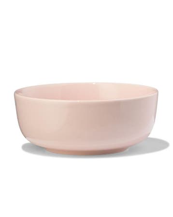 HEMA Kom Ø15cm Knap new bone china roze, Verzenden, Nieuw
