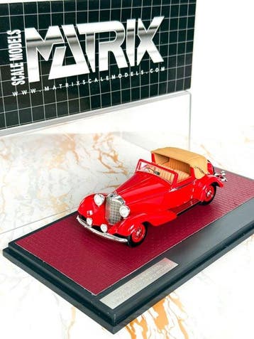 Modelauto - Matrix 1:43 scale Mercedes-Benz 500K Corsica, Nieuw