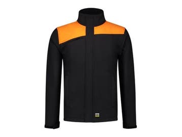 Veiling - Tricorp softshell jas maat L zwart/oranje, Nieuw