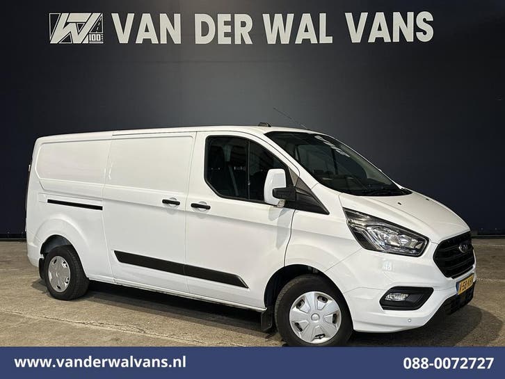 Ford Transit Custom | 2.0 TDCI 131pk L2H1 Euro6 Airco |, Auto's, Bestelauto's, Dealer onderhouden, Te koop, Handgeschakeld, Diesel