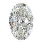 1 pcs Diamant (Natuurlijk) - 0.80 ct - Ovaal - I - SI2 -, Sieraden, Tassen en Uiterlijk, Edelstenen, Nieuw