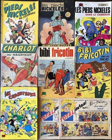 Les Pieds Nickelés / Bibi Fricotin / Charlot / Les, Boeken, Nieuw