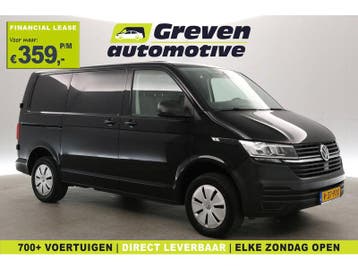 Volkswagen Transporter 2.0 TDI T6.1 L1H1 140PK | Airco | 3, Volkswagen, Zwart, Nieuw, Handgeschakeld