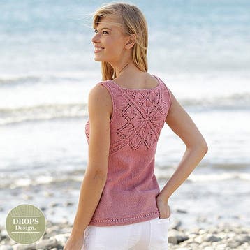 Patroon Gebreid Topje Dames Butterfly Heart met kantpatr, Ophalen of Verzenden, Nieuw