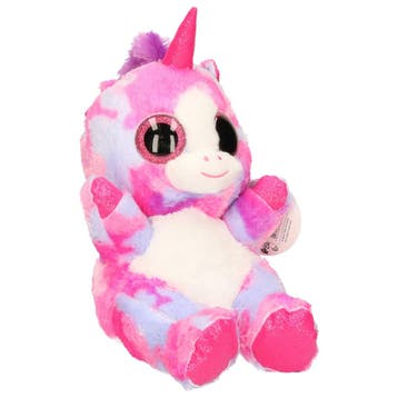 Keel Toys eenhoorn knuffel - pluche - regenboog - 25 cm, Verzenden, Nieuw