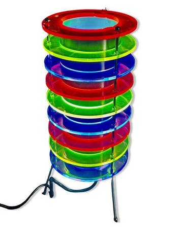 Tafellamp - Plastic - Lampada time tunnel