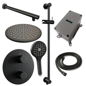 Brauer Black Carving Thermostatische Regendoucheset Inbouw -, Ophalen of Verzenden, Nieuw