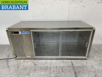 RVS Afinox Koelvitrine Gebaksvitrine 120 cm 230V Horeca, Ophalen of Verzenden, Gebruikt