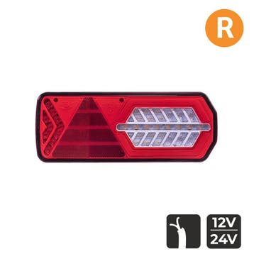 Dasteri DSL-5000TR LED Achterlicht Rechts + Driehoek Reflect, Ophalen of Verzenden, Nieuw