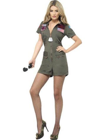 Top Gun vliegenier kostuum vrouw, Ophalen of Verzenden, Nieuw