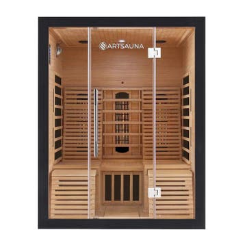 Infraroodcabine Helsinki - 150x150x190cm - Dubbele Technolog, Verzenden, Nieuw