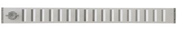 Aluminium afsluitbaar schuifrooster opbouw 1000 x 90mm - ALU, Verzenden, Nieuw