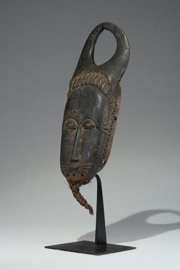 Een houten masker - Baule - Ivoorkust (Zonder minimumprijs)