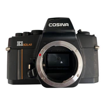 Cosina E1 Solar 35mm Film Camera SLR (In doos, zonder lens), Audio, Tv en Foto, Verzenden, Zo goed als nieuw